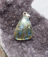 Labradorite in Sterling Silver Pendant