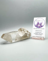 Single Point Lemurian Quartz Specimen