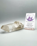 Single Point Lemurian Quartz Specimen