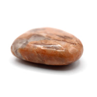 Canadian Peach Moonstone Heart Carving