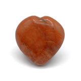 Canadian Peach Moonstone Heart Carving
