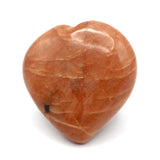 Canadian Peach Moonstone Heart Carving
