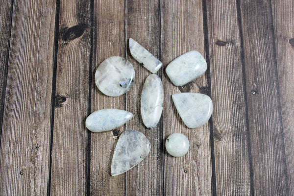 Rainbow Moonstone Cabochons