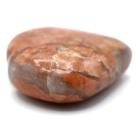 Canadian Peach Moonstone Heart Carving