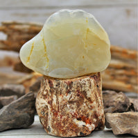 White Agate Polished Stone