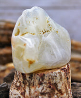 White Agate Polished Stone