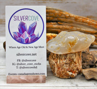 White Agate Polished Stone