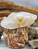 White Agate Polished Stone