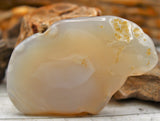 White Agate Polished Stone