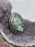 Labradorite in Sterling Silver Pendant