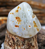 White Agate Polished Stone