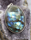 Labradorite in Sterling Silver Pendant