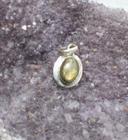 Labradorite in Sterling Silver Pendant