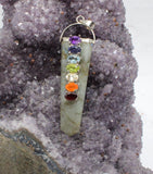 Labradorite Chakra Pendant Sterling Silver