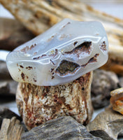 White Agate Polished Stone