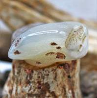 White Agate Polished Stone