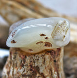 White Agate Polished Stone