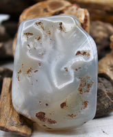 White Agate Polished Stone