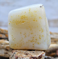 White Agate Polished Stone