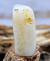 White Agate Polished Stone