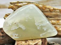 White Agate Polished Stone