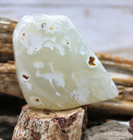 White Agate Polished Stone