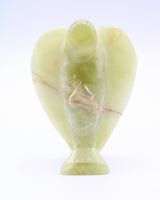 Green Onyx Angel Carving