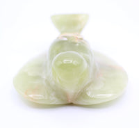 Green Onyx Angel Carving