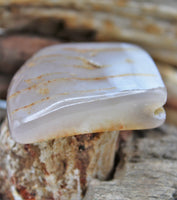 White Agate Polished Stone