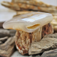 White Agate Polished Stone