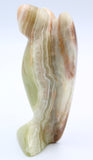 Green Onyx Angel Carving