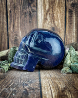 Fluorite Skull Carving