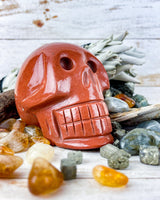 Goldstone Skull Carving