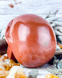 Goldstone Skull Carving