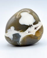 Freeform Polished Orca Agate Specimen