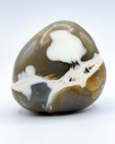 Freeform Polished Orca Agate Specimen
