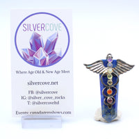 Lapis Lazuli Winged Chakra Pendant
