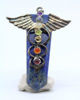 Lapis Lazuli Winged Chakra Pendant