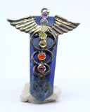 Lapis Lazuli Winged Chakra Pendant