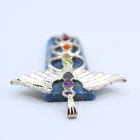 Lapis Lazuli Winged Chakra Pendant