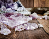 Amethyst Triangle Carving