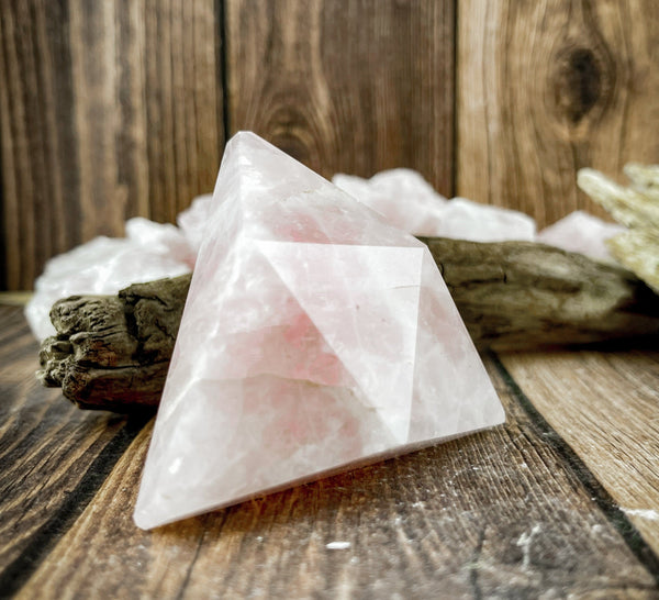 Rose Quartz Triangle