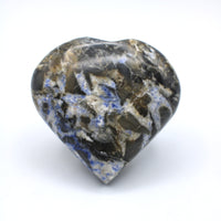 Canadian Sodalite in Matrix Heart Carving