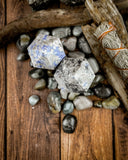 Sodalite Tower Carvings