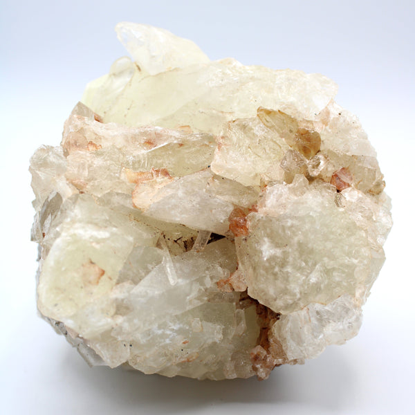 Sulfur in Quartz Clustered Specimen