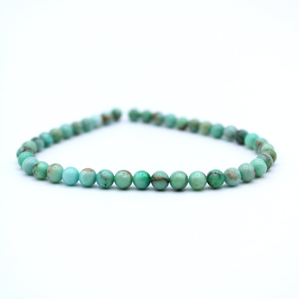 Green Turquoise Stone Bead Strands