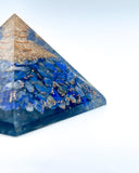 Lapis Lazuli & Quartz in Orgonite Pyramid (Show Special)
