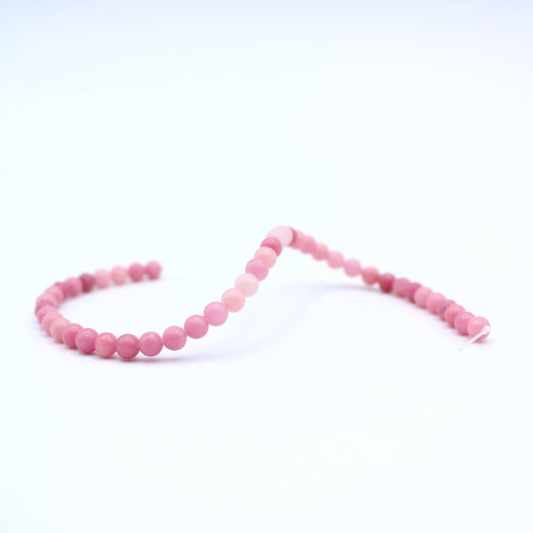 Coral Colored Bead Strands