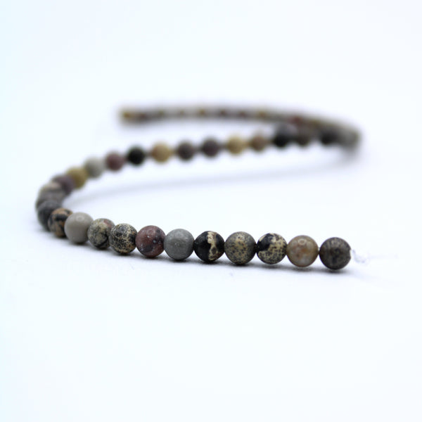 Paintbrush Jasper Bead Strand