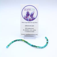 Flower Chrysocolla Bead Strand